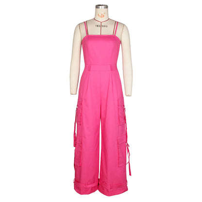 Elegant Mid Waist Jumpsuit
