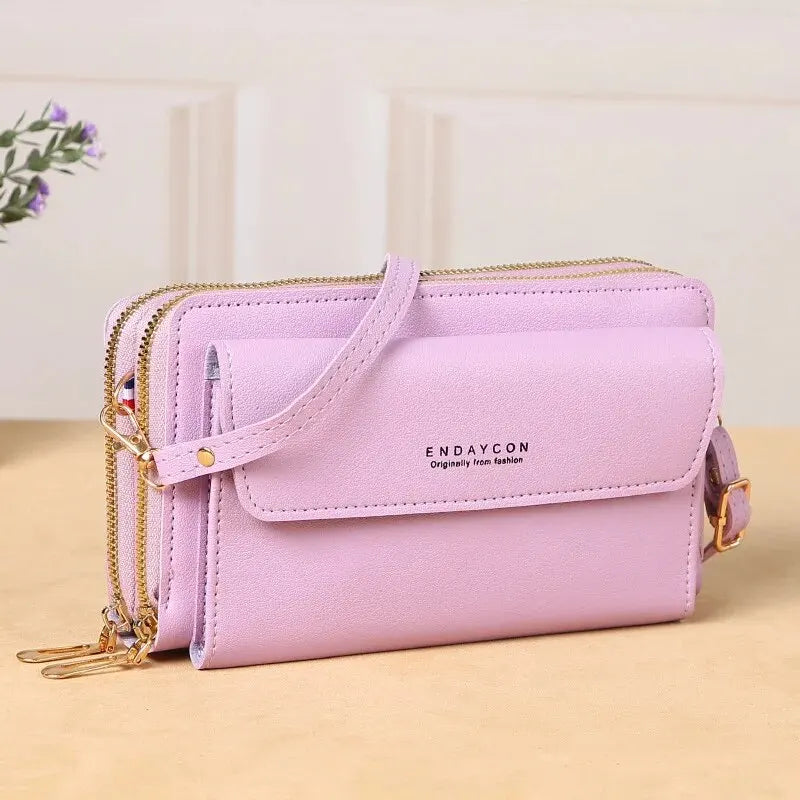 The Minimalist Multi-Compartment Crossbody Phone Wallet