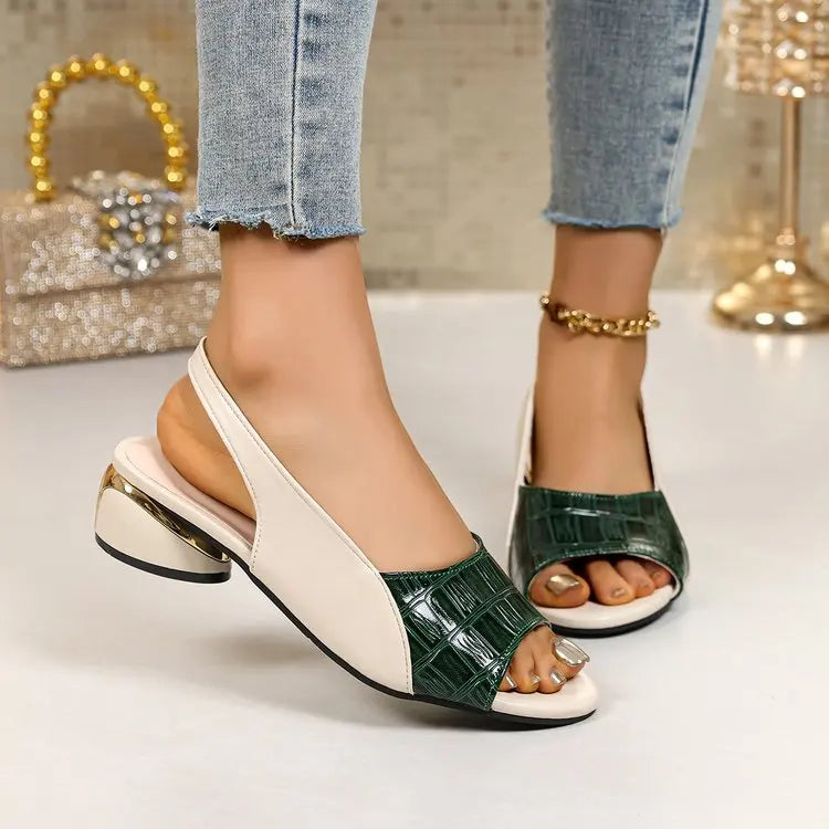 Elegant Mid-Heel Sandals