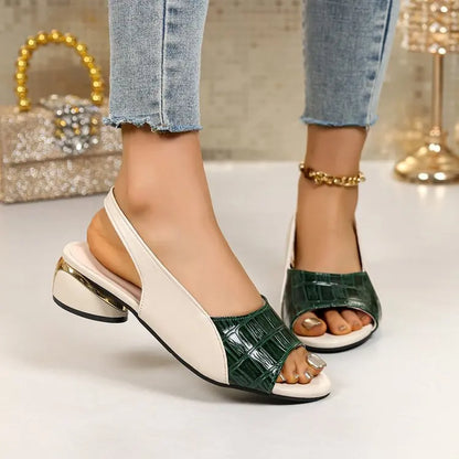 Elegant Mid-Heel Sandals