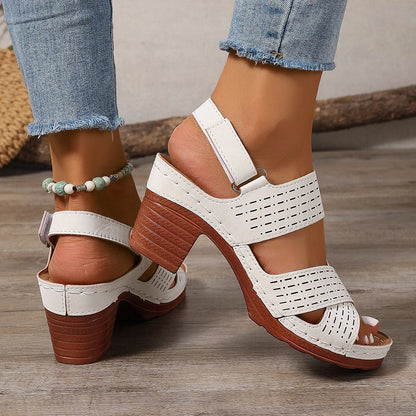 Bellevue Square Heel Sandals