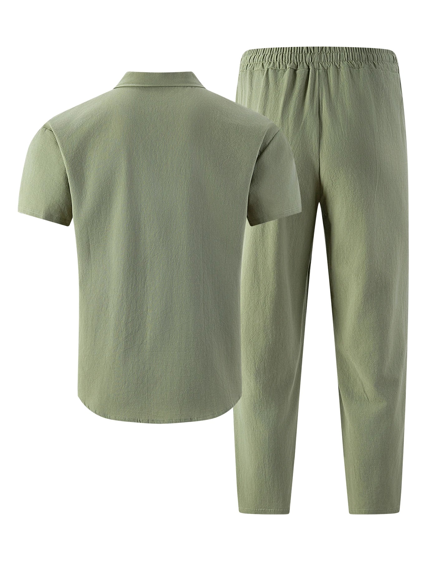 Men's Ultimate Cotton Linen Casual Streetwear Co-ord Set
