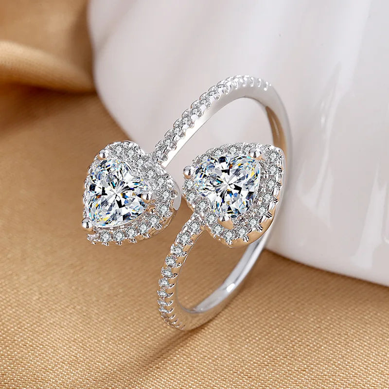 Exquisite Adjustable Sterling Silver Ring