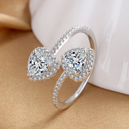 Exquisite Adjustable Sterling Silver Ring