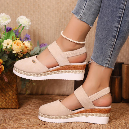 Casual Chic Gladiator Wedges