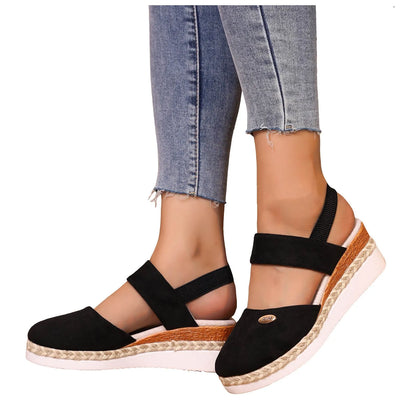 Casual Chic Gladiator Wedges