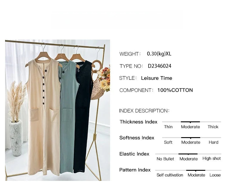 Chic Sleeveless Wide Leg Jumpsuit