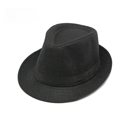Classic Linen Fedora Hat