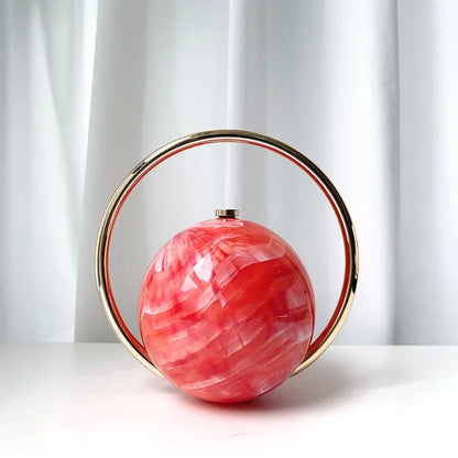  The Orb Marble Sphere Clutch