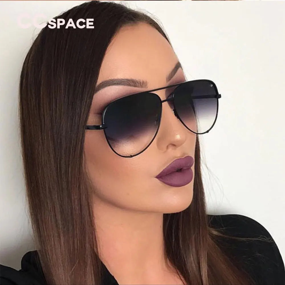 Oversized Luxury Pilot Sunglasses