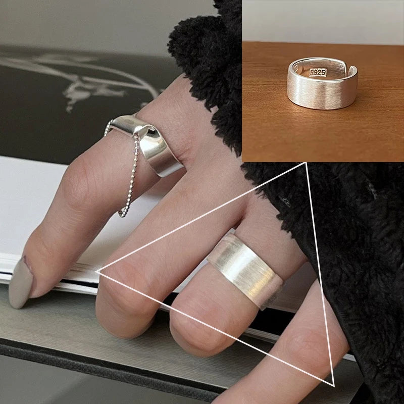 Bohemian Silver Adjustable Rings
