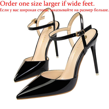 Pointed Toe Thin Heel Dress Shoes