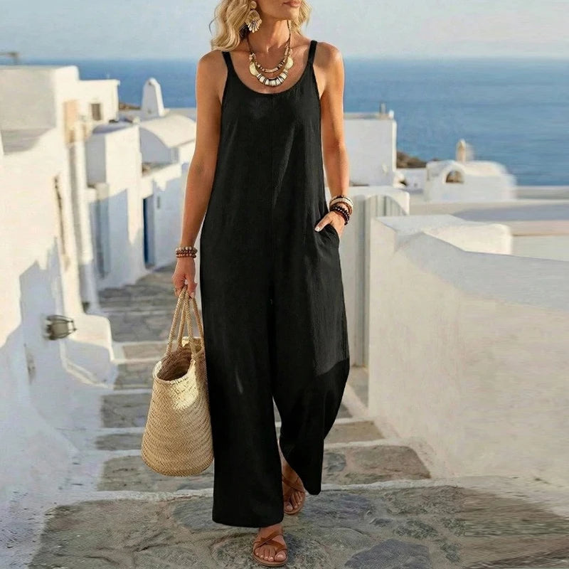 Effortless Summer Wide Leg Jumpsuit