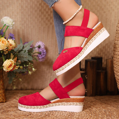 Casual Chic Gladiator Wedges