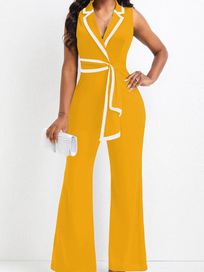 Dressy Casual Sleeveless Jumpsuit