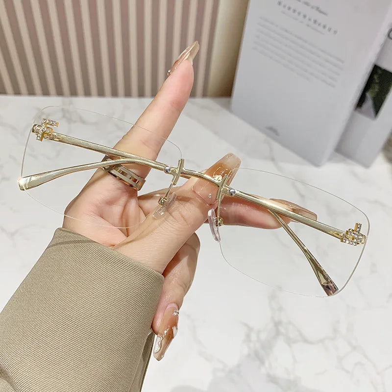 New Trend Rimless Sunglasses