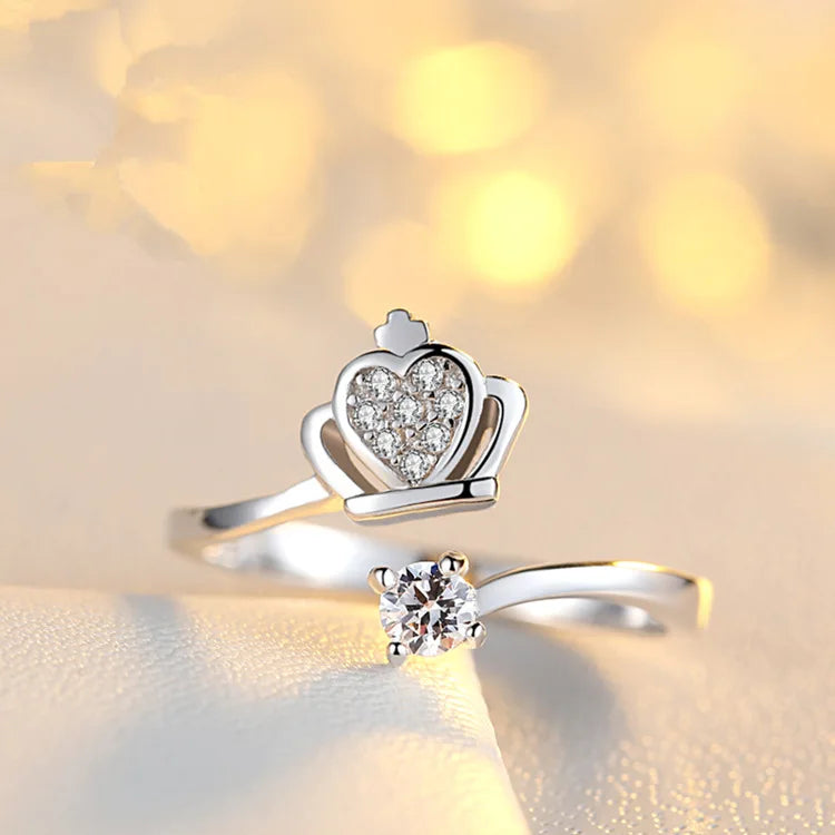 Exquisite Adjustable Sterling Silver Ring