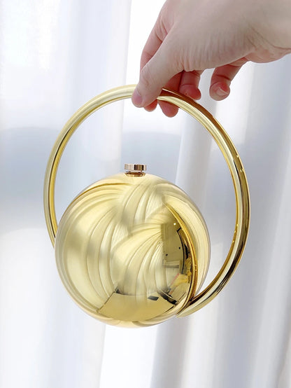  The Orb Marble Sphere Clutch