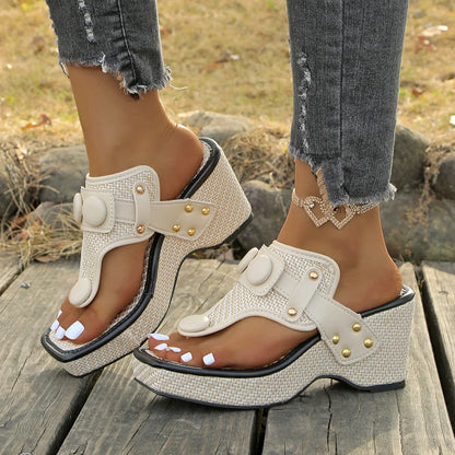 Square Platform Sandals