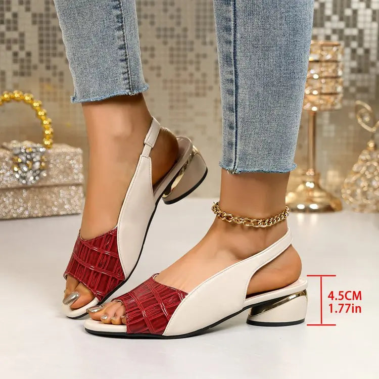 Elegant Mid-Heel Sandals