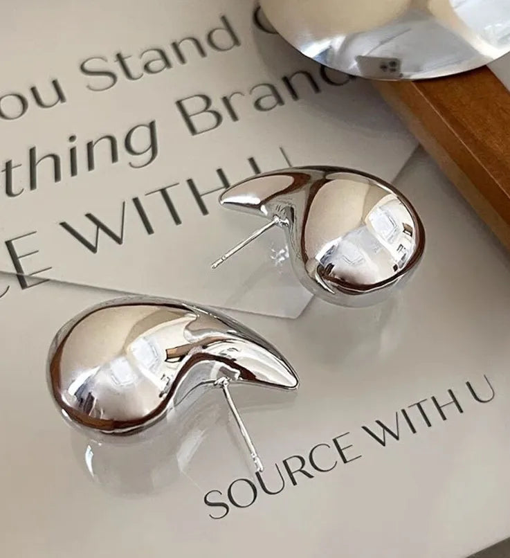 Luxe Drop Metal Earrings