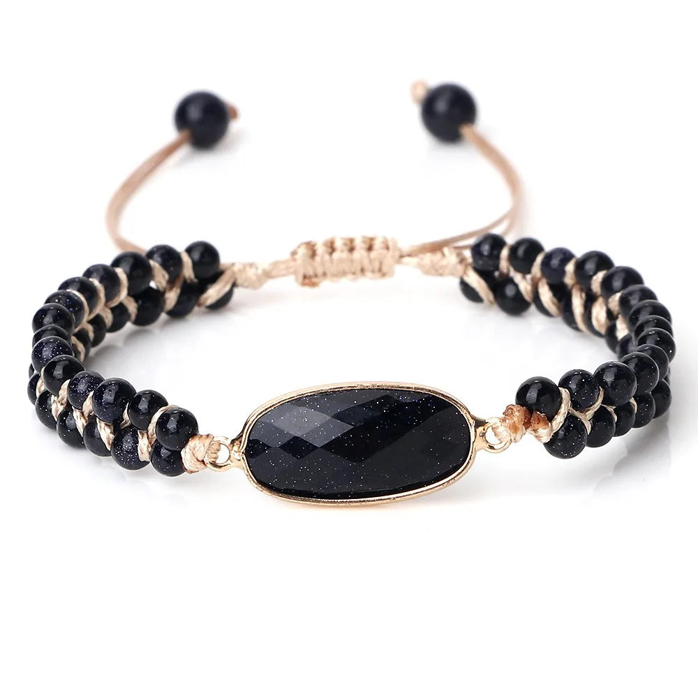 Handmade Natural Stone Beaded Bracelet