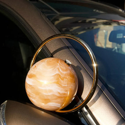  The Orb Marble Sphere Clutch