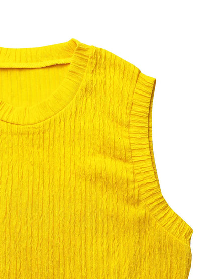 Chic Tank Top Pantsuit Ensemble