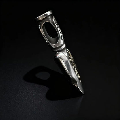 Viking Arrowhead Compass Pendant Necklace