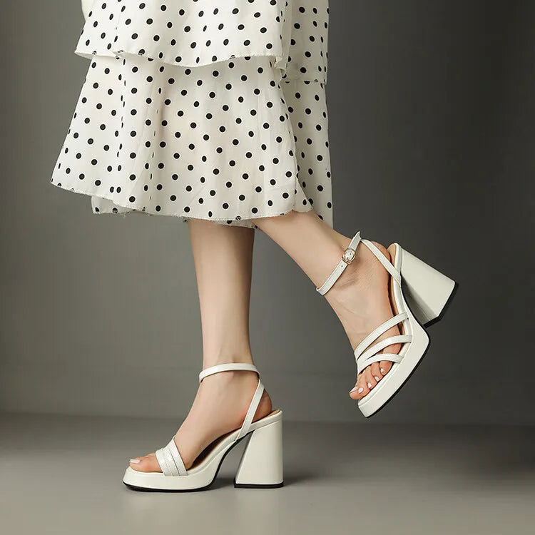 Ankle Wrap High Heel Sandals