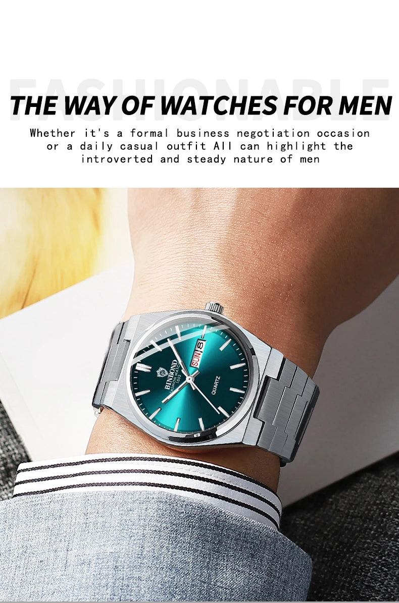 Men Stainless Steel Sport Watch