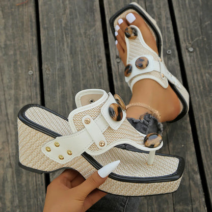 Square Platform Sandals