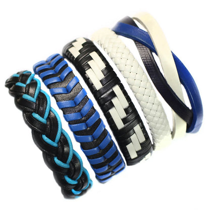 Multilayer Men's Leather Bracelets