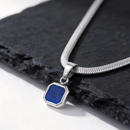 Stonecraft Herringbone Pendant Necklace