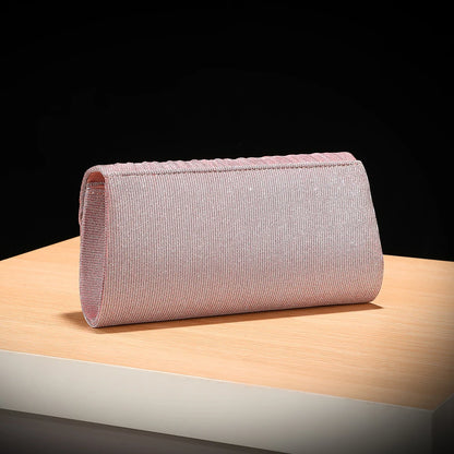 Luxury Shimmer Envelope Clutch