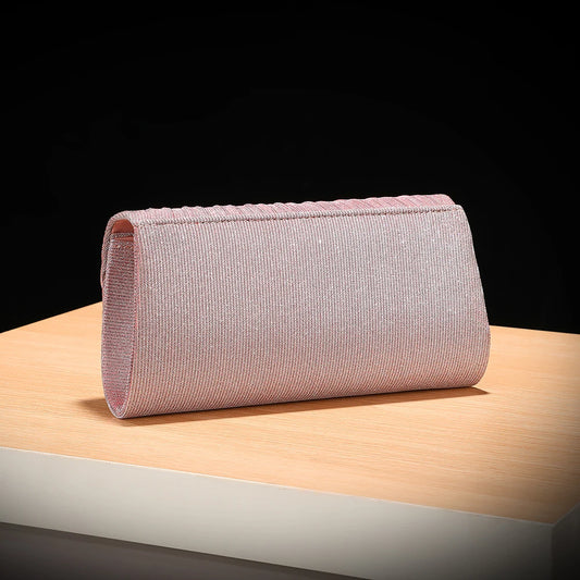 Luxury Shimmer Envelope Clutch