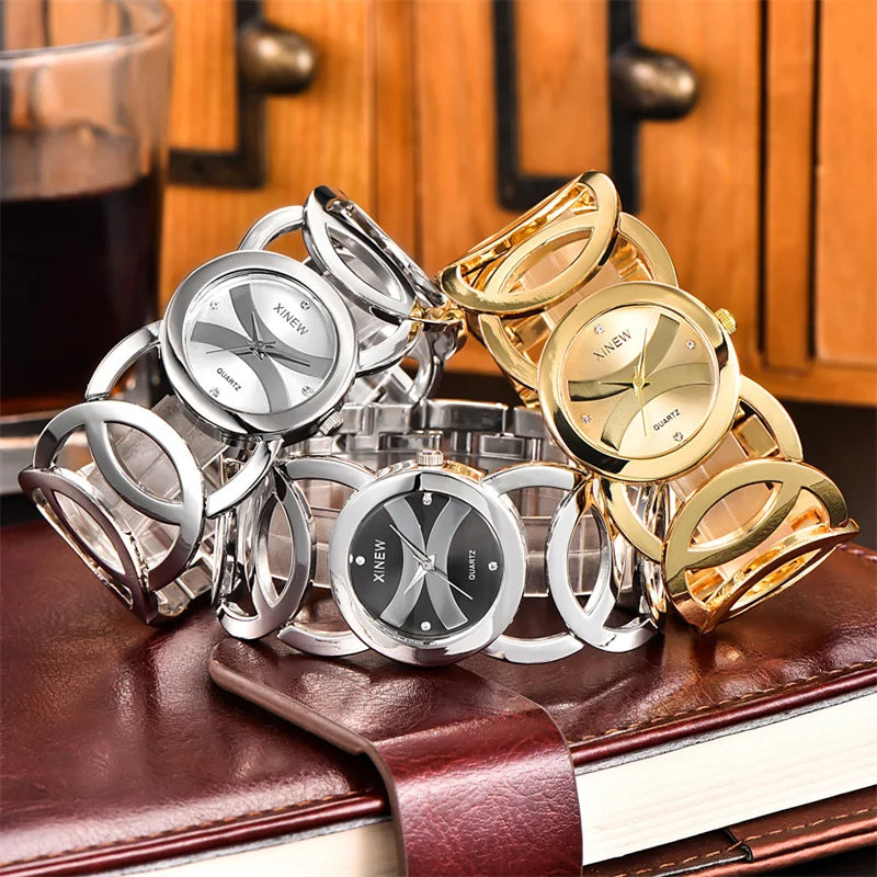 Ladies Circle Design Wristwatch