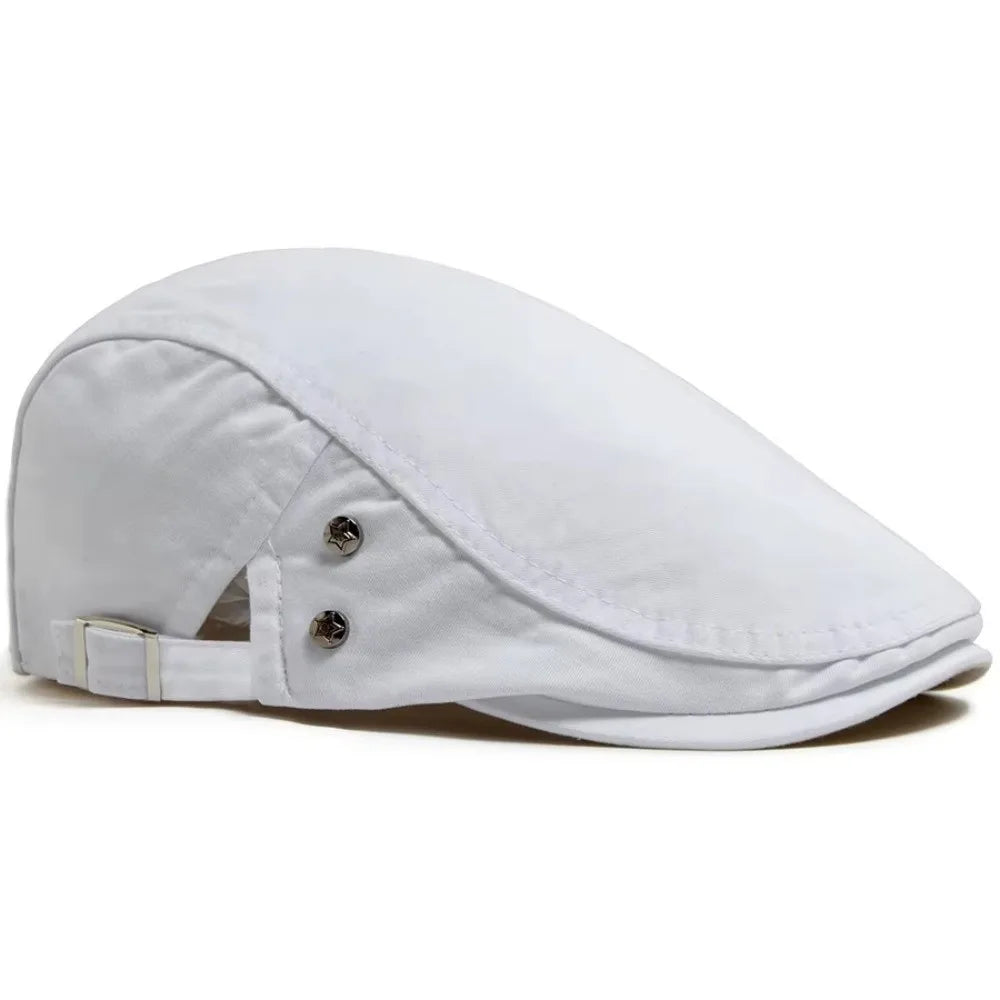 Heritage Cotton Adjustable Newsboy Beret