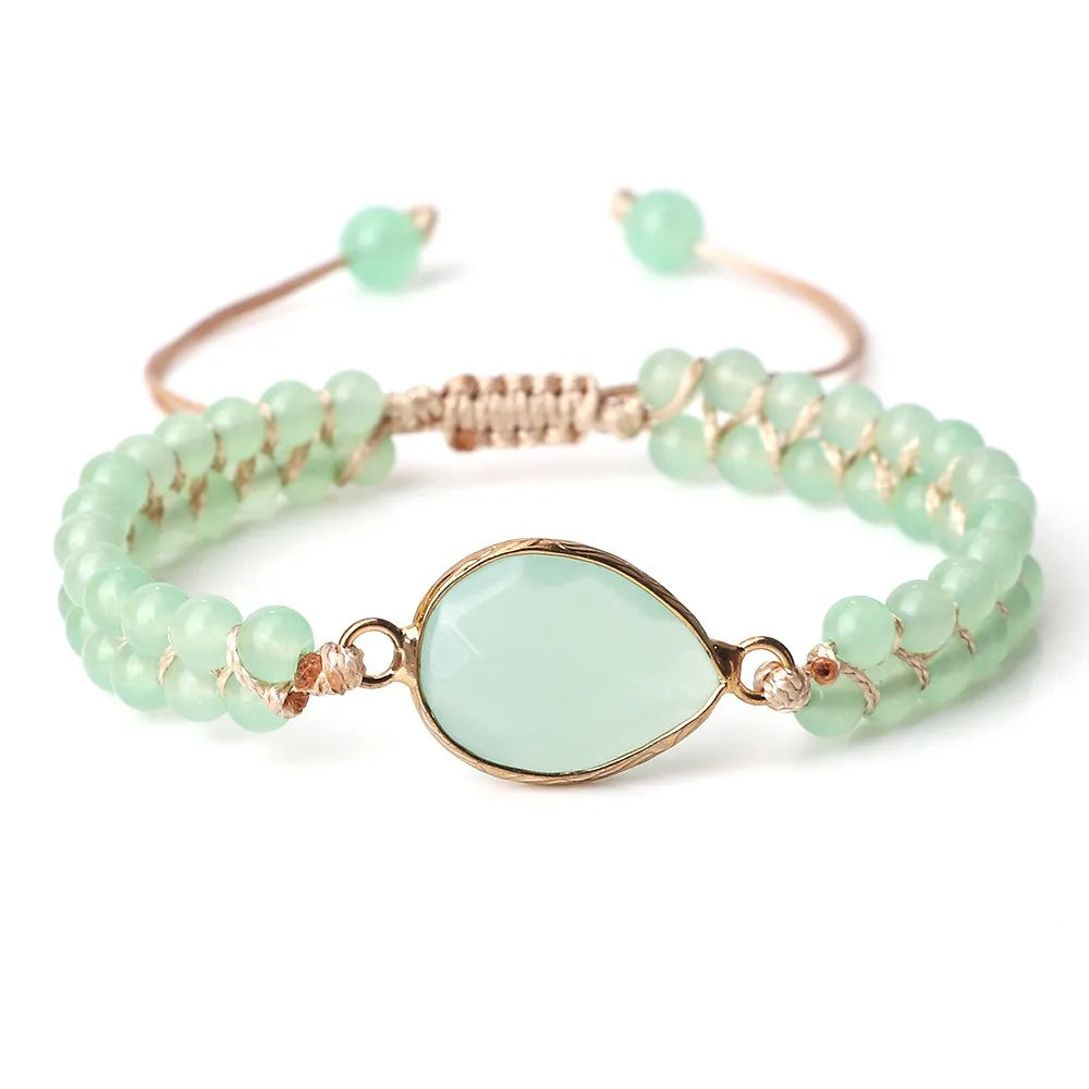 Handmade Natural Stone Beaded Bracelet