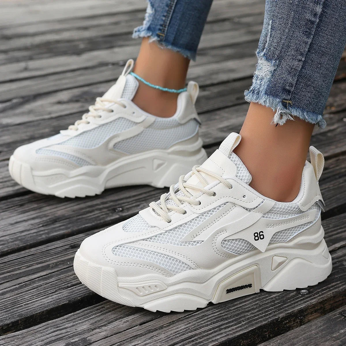 Breathable Chunky Sneakers for Women
