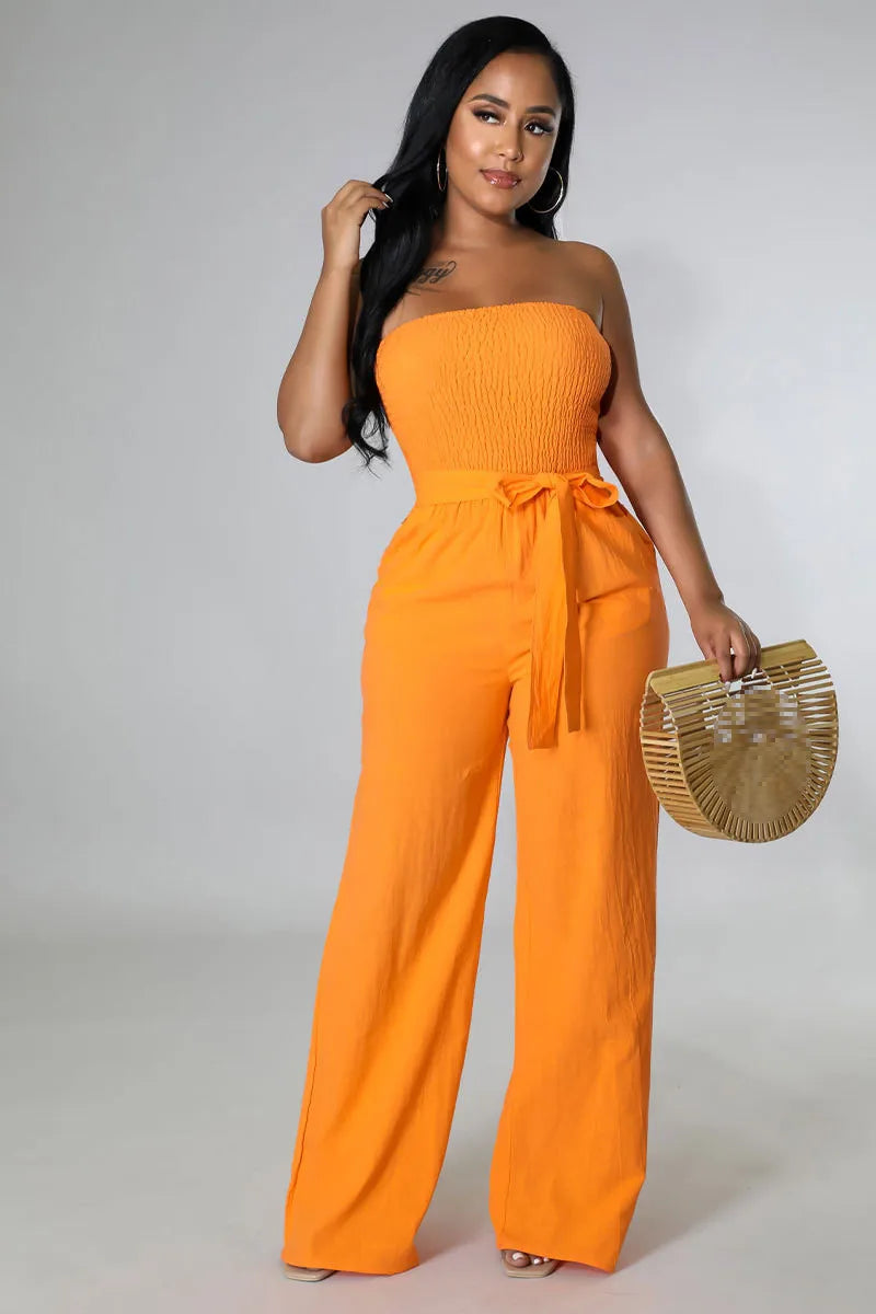 Sleeveless Summer Jumpsuit Charm