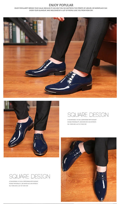 Men's Patent Leather Dress Shoes