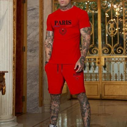 Men’s Casual Shorts Set Tracksuit