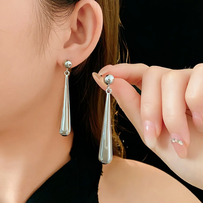 Minimalist Water Droplet Earrings