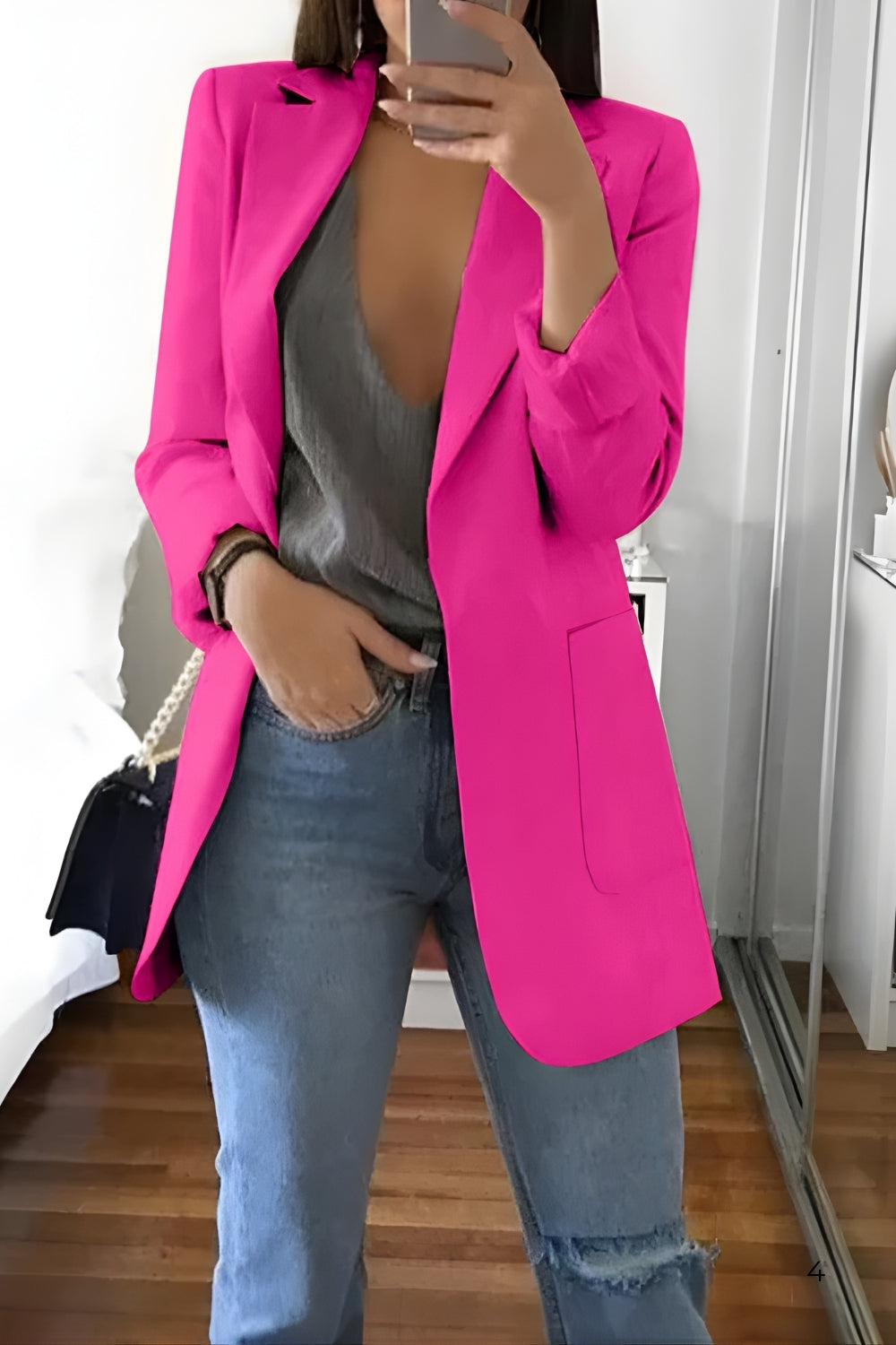 Chic Single-Button Women's Blazer