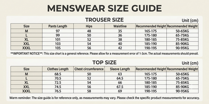 Streetwear Style Men's Suit