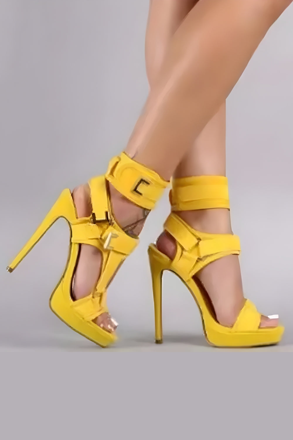 High Heels Platform Gladiator Sandals