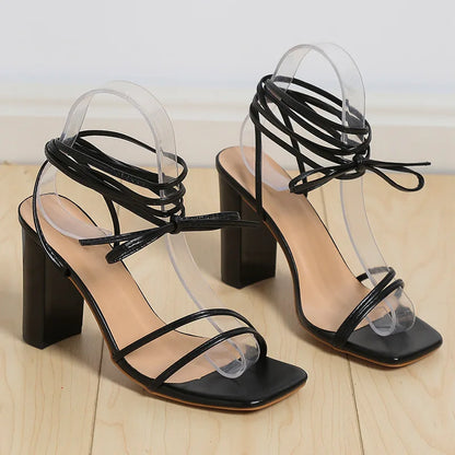 Ankle strap sandals showing true-to-size fit and comfortable design