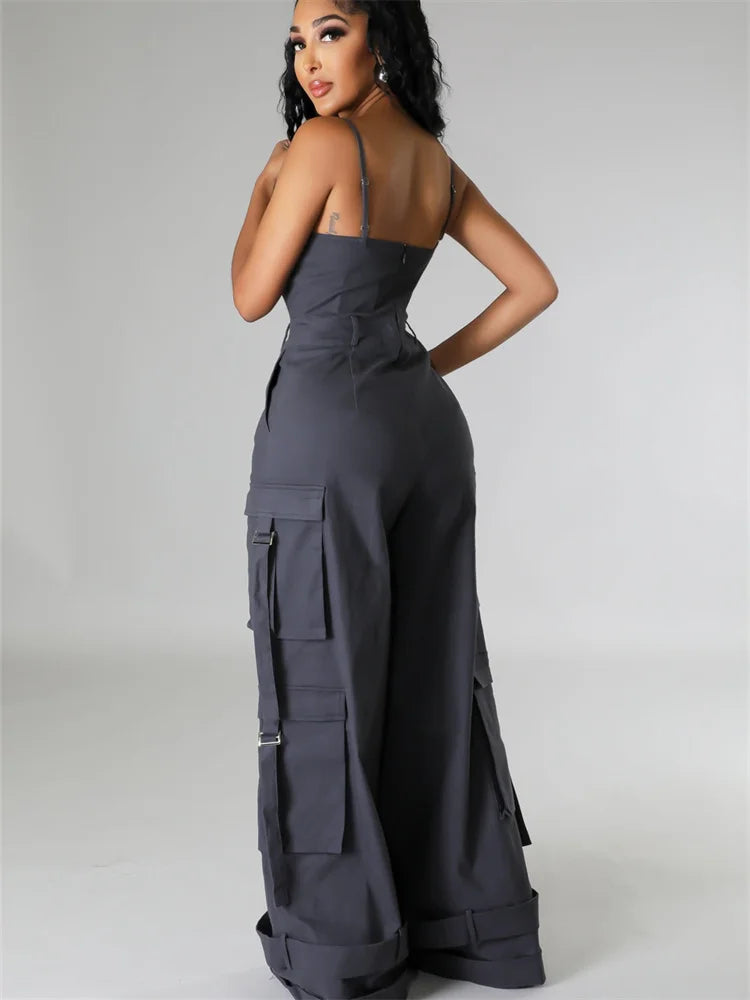 Sleeveless jumpsuit perfect for proms and brunches