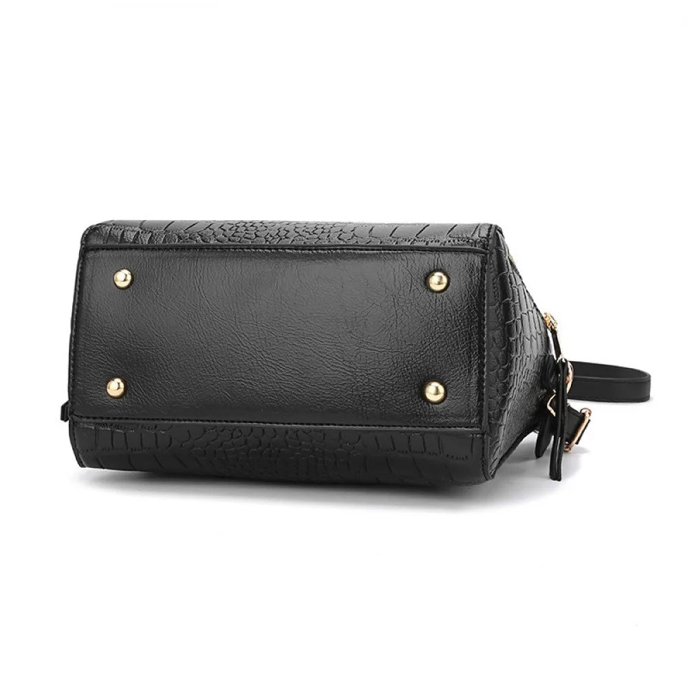 Luxury Crocodile Pattern Handbag